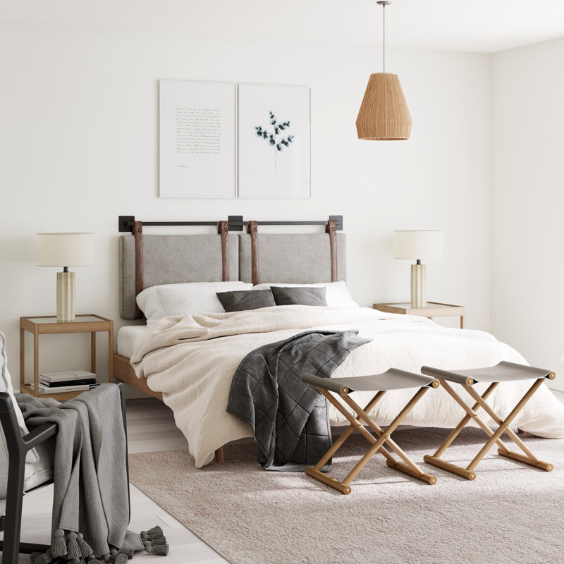 Kroeker upholstered panel headboard discount